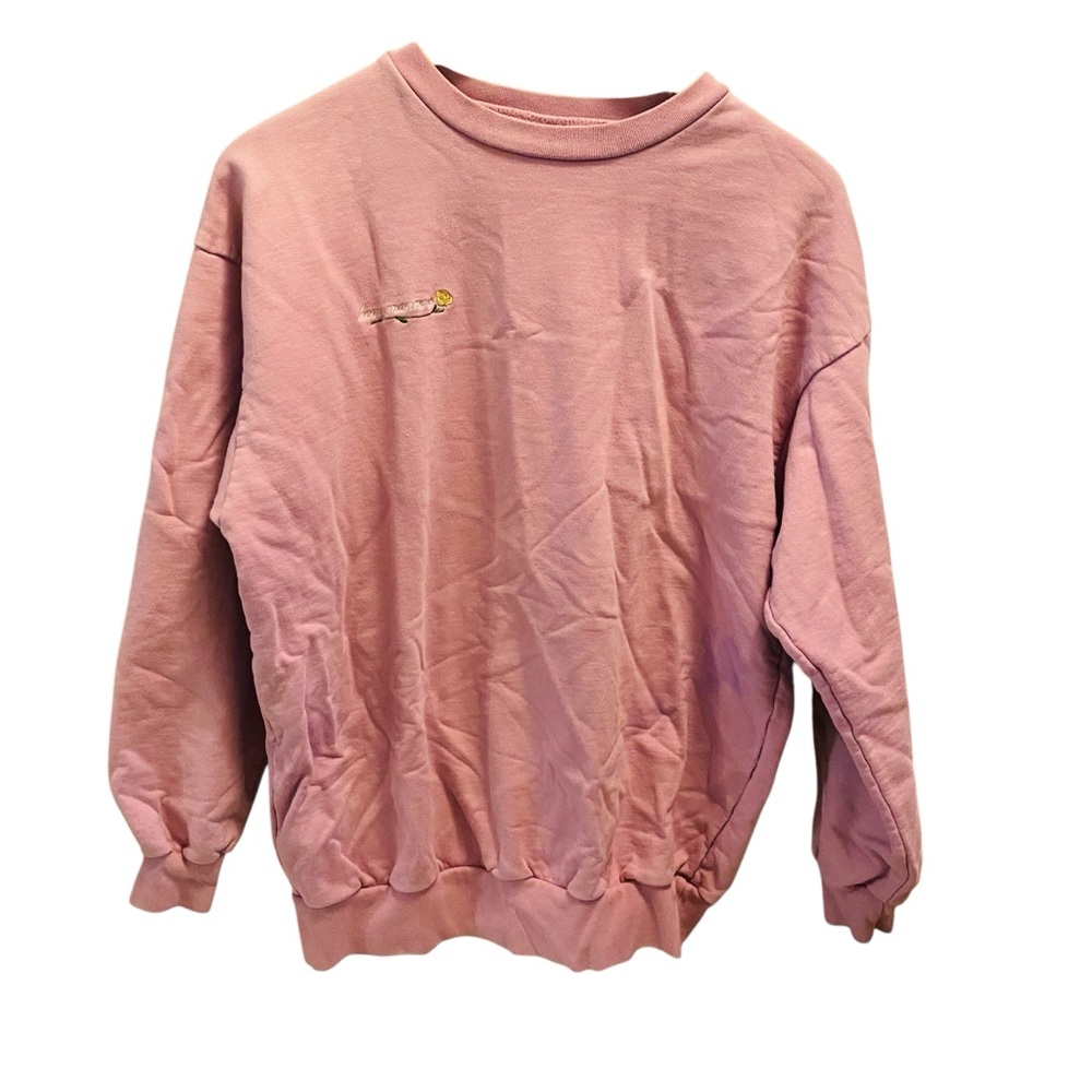 Heavy Manners Lavender Oversized Crewneck Sweatshirt - Picture 2 of 5